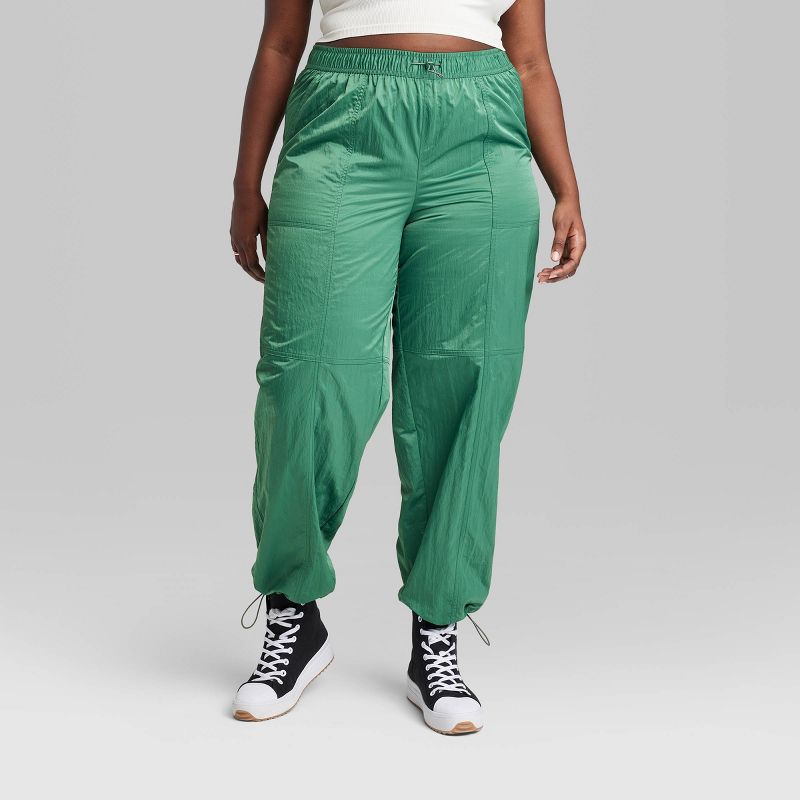 Women's High-Rise Toggle Parachute Pants - Wild Fable™, 3 of 7