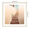 Amanti Art Morocco Stairs by Emel Tunaboylu Wood Framed Wall Art Print - 4 of 4
