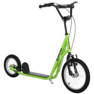 AENKYO Youth Scooter with Inflatable Wheels - Adjustable Height Street Scooter for Teens & Kids Ages 5+, 16" Air-Filled Tires - 1 of 4