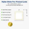 Avery Printable Square Cards, Gold Border with Gold Dots, 2" x 2", Matte White Square Cards, Laser/Inkjet, 120ct, Great for Business Cards - 2 of 4