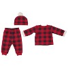 Chick Pea Baby Gender Neutral Baby Clothes for Newborn Cute Layette Jogger Sets - 2 of 3
