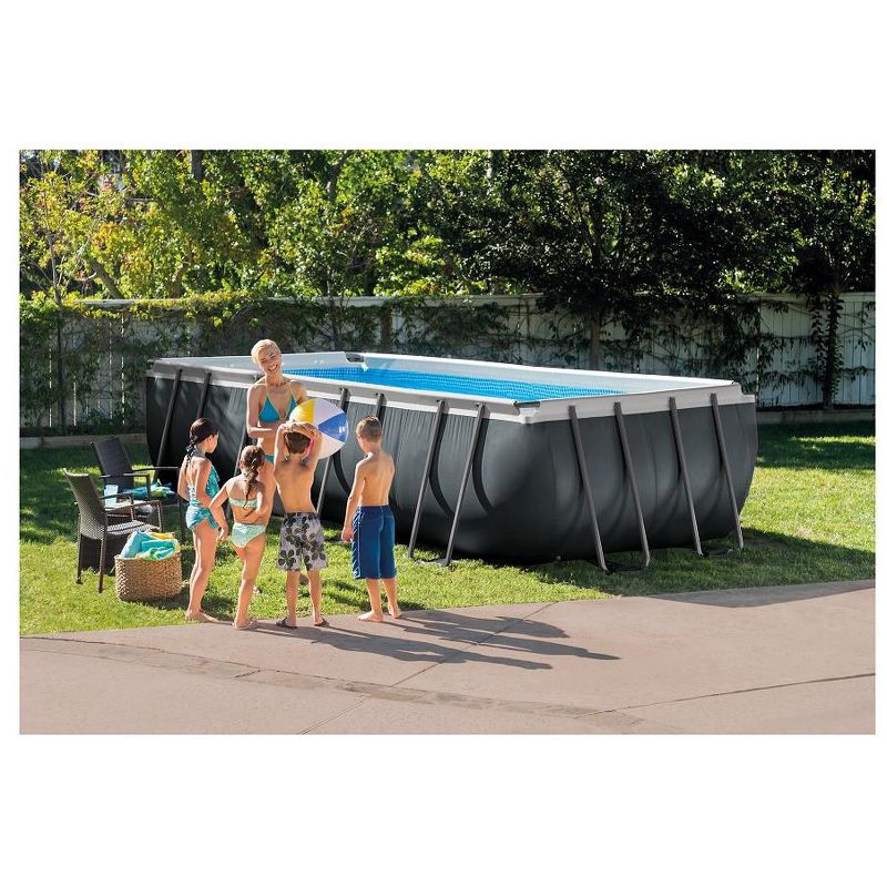 Intex 18ftX9ftX52in Ultra XTR Rectangular Pool with Sand Pump, Ladder, Ground Cloth & Cover, 3 of 4