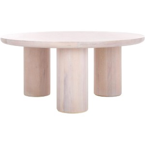 Mork 3 Leg Round Coffee Table - COF6604 - Safavieh - 1 of 4