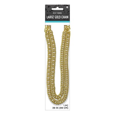 Adult Gold Chain Accessory Halloween Costume L