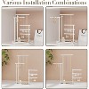 Adjustable Metal Jewelry Stand, Up to 17.5" Tall Display Organizer for Necklaces, Bracelets, Earrings & Rings, White - 4 of 4