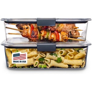 Food Storage Containers Free Airtight Lids Ideal for Lunch Meal Prep Airtight Food Storage Containers Set - Air Tight Pantry Storage Containers - 1 of 4