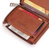Generic Wallets for Men Genuine Leather,Slim Zipper Mens Wallet RFID Blocking - 4 of 4