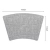 REGALWOVEN Faux Leather Washable Heat Resistant Wipeable Table Mat 6 Pcs - 4 of 4
