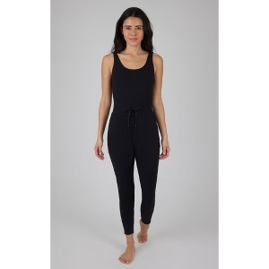 Yogalicious Womens Lux Emmy Jumpsuit with Front Drawcord - 1 of 3