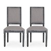 GDFStudio Beckstrom French Country Fabric Upholstered Dining Chairs (Set of 2) - 2 of 4
