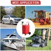 Portable Fuel Storage Tank, 30/45/50 Gallon Gas & Diesel Caddy with Manual Pump, for Vehicles, Equipment, Emergency Use - 2 of 4