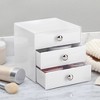 iDESIGN Original Three Drawer Set White: No Assembly Required, Plastic Frame, 6.5" Dimensions - 4 of 4