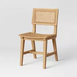 Tormod Backed Cane Knock Down Dining Chair Natural - Project 62™