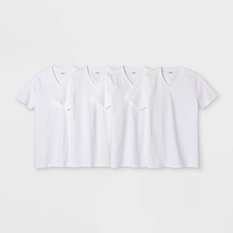 Men's 4pk V-Neck T-Shirt - Goodfellow & Co™, 1 of 2