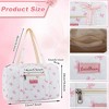 Coquette Bag with Ribbon Pearl Bow - Pink Bow Tote Bags Cute Travel - 2 of 4