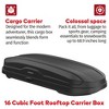 Yakima NX 16 Cubic Foot General Travel Vehicle Rooftop Cargo Carrier Box with Removable Torque Knob and Dual Sided Opening, Black - 2 of 4