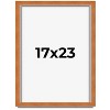 PosterPalooza | Classic Brown Picture Frame - UV Acrylic, Foam Board Backing, Hanging Hardware - 2 of 4
