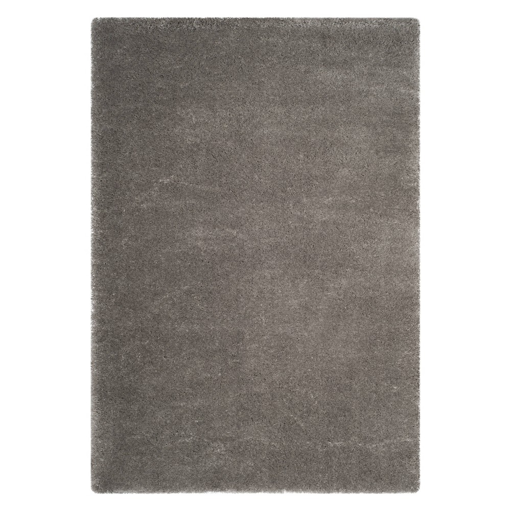 5'1inX7'6in Solid Loomed Area Rug Light Gray - Safavieh