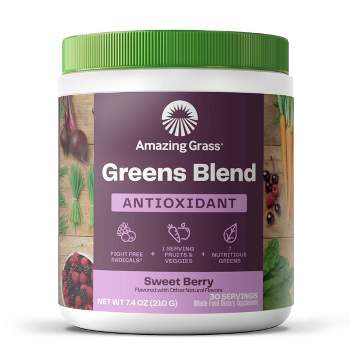 Amazing Grass Greens Blend Antioxidant Vegan Powder - Sweet Berry - 7.4oz