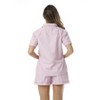 Cocoom Button-Down Pajama Short Set  Trendy Pink Sleepwear - 3 of 4