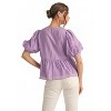 Women's Miller Puff Sleeve Bow Top - Jodifl - 2 of 4