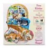 Sunsout Free Kitties 1000 pc Special Shape  Jigsaw Puzzle 97058 - 3 of 4