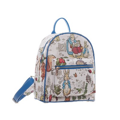 Signare USA Peter Rabbit Beige and Blue Daypack Backpack — фото 2