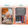 4-Tier Travel Hanging Organizer, Compression Packing Cubes, Luggage Bag Suitcase Shelves - 2 of 4