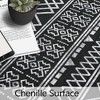 Boho Machine Washable Area Rug Modern Geometric Non-Slip Accent Rug Farmhouse Carpet - 4 of 4