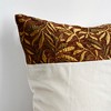 Slickblue Decorative Linen Throw Pillow - Stylish Patchwork Floor Cushion, 19.7"x19.7", 8 Design Options - 2 of 4