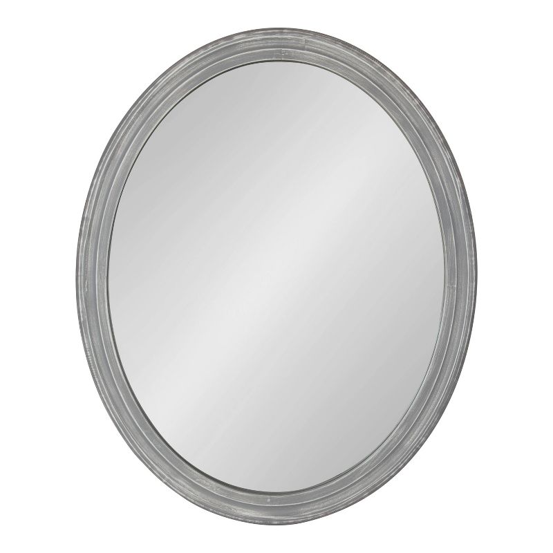 24&#34; x 36&#34; Mansell Oval Wall Mirror Gray - Kate &#38; Laurel All Things Decor, 3 of 8