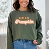 Simply Sage Market Women's Graphic Sweatshirt Retro Hello Pumpkin - 2 of 4