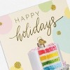 Old World Christmas Ornament Christmas Card, Cake, 7" x 5" - 3 of 4