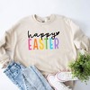 Simply Sage Market Women's Graphic Sweatshirt Happy Easter Colorful - 3 of 3