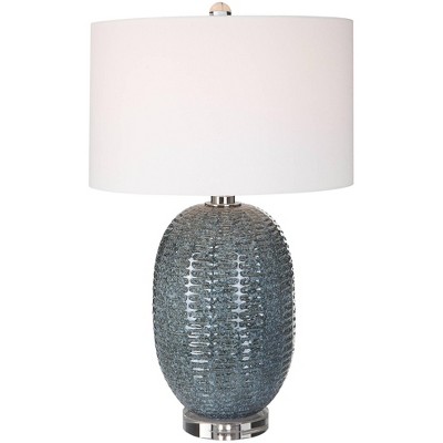 Uttermost Caralina 29 1/4" Mottled Blue-Green Glaze Ceramic Table Lamp