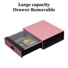UNISOAR Biometric Fingerprint safe, Slide-Away Safe for Pistols, Leather Wrapped Jewelry Storage Safe, Drawer Safe for Home and Vehicle - 4 of 4