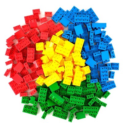 Best Blocks Big Blocks Set, Large Building Blocks for Ages 3 and Up, 100% Compatible with All Major Brands, Classic Colors, 204 Pieces