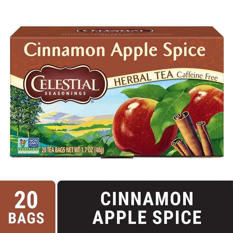 Celestial Seasonings Cinnamon Apple Spice Herb Tea - 1.7oz/20ct, 6 of 7