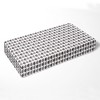 Bacati - Elephant White and Gray 100 percent Cotton Universal Baby Crib or Toddler Bed Fitted Sheet - 2 of 4