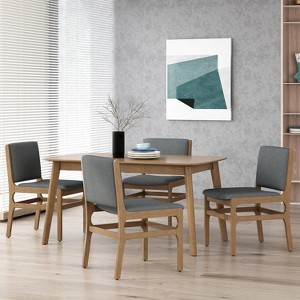 Christopher Knight Home Set of 4 Coston Upholstered Dining Chairs - 1 of 4