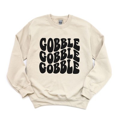 Simply Sage Market Women's Graphic Sweatshirt Gobble Wavy