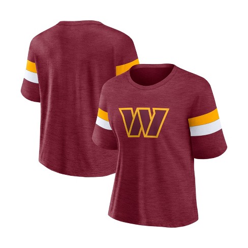 Nfl Washington Commanders Women s Short Sleeve Fashion T shirt Target