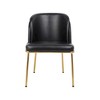 Meridian Furniture,Jagger Vegan Leather Dining Chair, Set of 2 - 3 of 4