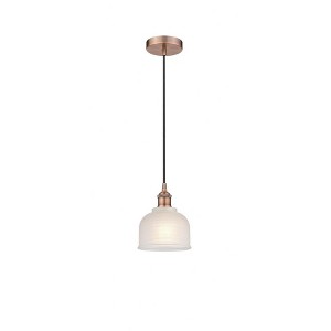 Dayton - 1 Light Cord Hung Mini Pendant In Industrial Style-9.25 Inches Tall and 5.5 Inches Wide - 1 of 1