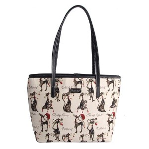 Signare USA Marilyn Robertson Catitudes Shoulder Tote Bag - 1 of 4