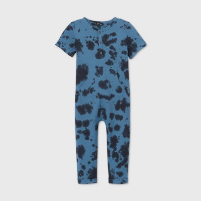 leaf print jumpsuit