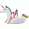 Jasonwell Giant Inflatable Unicorn & Pegasus Pool Float, Ride-On for Adults & Kids, for Pool Parties, Beach & Lake Fun - 2 of 4