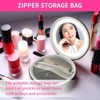 Garnen Travel Makeup Mirror with Lights, Led Lighted Travel Makeup Mirror with Cover Case, 3 Color Light mode with Dimming & 4 Brightness, Black - 4 of 4