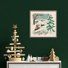 16" x 16" Winter Bliss IV Sled by Janelle Penner Framed Canvas Wall Art - Amanti Art: Modern Decor, Seasonal Lithograph - 4 of 4