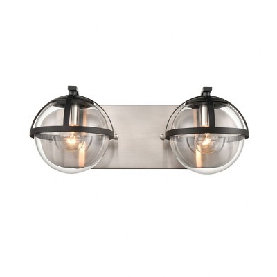 Elk Home Davenay 2 - Light Vanity in  Satin Nickel